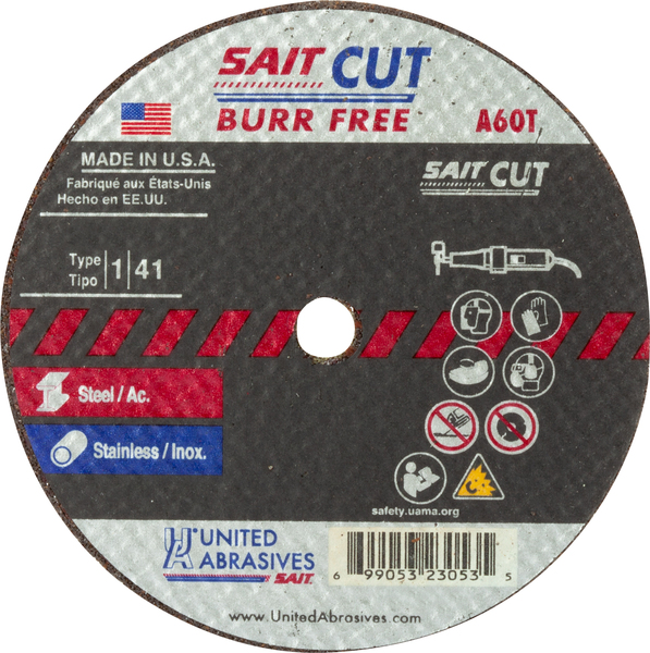 SAIT23205 TYPE 1 6 X .035 X 5/8 A60T CUTOFF WHEEL